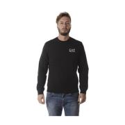 Stijlvolle Sweatshirts voor Mannen Emporio Armani EA7 , Black , Heren