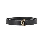 Pre-owned Leather belts Chloé Pre-owned , Black , Dames