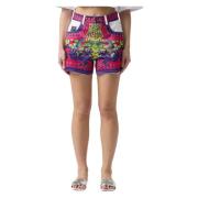 Denim Fantasie Shorts Versace Jeans Couture , Multicolor , Dames