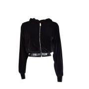 Zwarte Sweatshirts voor Dames Aw23 Philipp Plein , Black , Dames