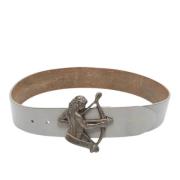 Pre-owned Leather belts Dolce & Gabbana Pre-owned , Gray , Dames