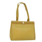 Pre-owned Leather totes Salvatore Ferragamo Pre-owned , Yellow , Dames