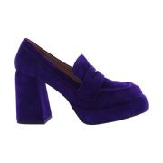 Blauwe Suède Pump Bibi Lou , Blue , Dames