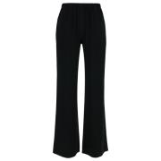 Wide Trousers Antonelli Firenze , Black , Dames