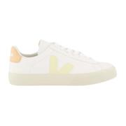 Campo Sneaker Wit/Zonsondergang Leer Veja , White , Dames