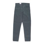 Rinsed Newel Pant Streetwear Collectie Carhartt Wip , Gray , Heren