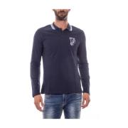 Polo Shirts Versace Jeans Couture , Blue , Heren