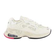 Dames Sharky D Sneaker Wit/Roze Premiata , White , Dames