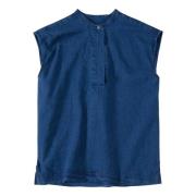 tops donkerblauw Closed , Blue , Dames