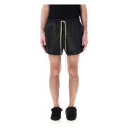 Zwarte Crinkle Nylon Hardloopshorts Fear Of God , Black , Heren