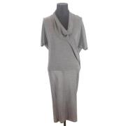 Pre-owned Wool dresses Balenciaga Vintage , Gray , Dames