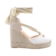 Stijlvolle Wedge Sandalen Maypol , White , Dames