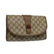 Pre-owned Canvas gucci-bags Gucci Vintage , Beige , Dames