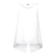 Mouwloze Top Dondup , White , Dames