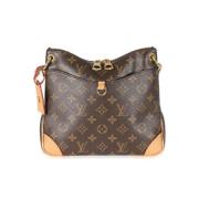 Pre-owned Cotton shoulder-bags Louis Vuitton Vintage , Brown , Dames