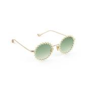 Lulu 4/16-31 Sunglasses Eyepetizer , White , Dames