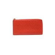 Pre-owned Leather wallets Loewe Pre-owned , Red , Dames