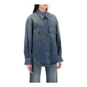 Denim Jackets Khaite , Blue , Dames