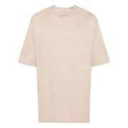 Casual Boxy Tee Shirt Y-3 , Brown , Heren