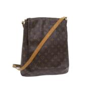 Pre-owned Canvas shoulder-bags Louis Vuitton Vintage , Brown , Dames