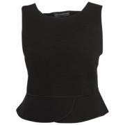 Pre-owned Knit tops Armani Pre-owned , Black , Dames