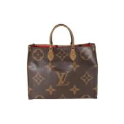 Pre-owned Canvas totes Louis Vuitton Vintage , Brown , Dames