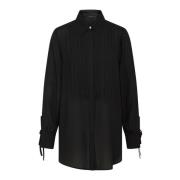 Elegant Zwart Camillabbhayet Shirt Bruuns Bazaar , Black , Dames