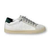Klassieke Sneaker Collectie P448 , White , Heren