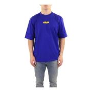 Heren D2 Front Logo Tee Dsquared2 , Purple , Heren