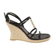 Capri Miller Espadrille Sleehak Sandalen Tory Burch , Black , Dames