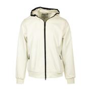 Zachte Shell Volledige Rits Jas Woolrich , Beige , Heren