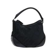 Pre-owned Nylon shoulder-bags Burberry Vintage , Black , Dames