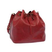 Pre-owned Leather shoulder-bags Louis Vuitton Vintage , Red , Dames