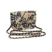 Pre-owned Cotton chanel-bags Chanel Vintage , Beige , Dames