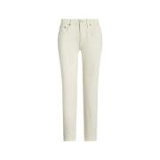Cropped Jeans Ralph Lauren , White , Dames