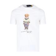Witte T-Shirt Collectie Ralph Lauren , White , Heren