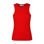 Sleeveless Tops Selected Femme , Red , Dames