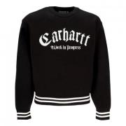 Zwarte Onyx Streetwear Sweater Carhartt Wip , Black , Heren