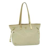 Pre-owned Fabric shoulder-bags Prada Vintage , Beige , Dames