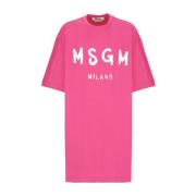T-Shirts Msgm , Pink , Dames