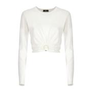 Long Sleeve Tops Elisabetta Franchi , White , Dames