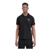 Polo Shirts Emporio Armani EA7 , Black , Heren