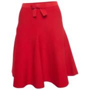 Pre-owned Knit bottoms Carolina Herrera Pre-owned , Red , Dames