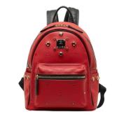 Pre-owned Canvas shoulder-bags MCM Pre-owned , Red , Dames