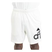 Grafische Print Performance Shorts Wit Adidas , White , Heren