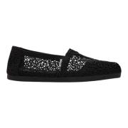 Zwarte Alpargata Loafers Toms , Black , Dames