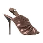 High Heel Sandals Dolce & Gabbana , Brown , Dames