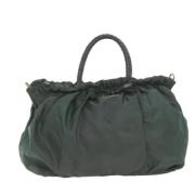 Pre-owned Fabric handbags Prada Vintage , Green , Dames