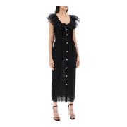 Maxi Dresses Alessandra Rich , Black , Dames