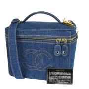 Pre-owned Denim handbags Chanel Vintage , Blue , Dames